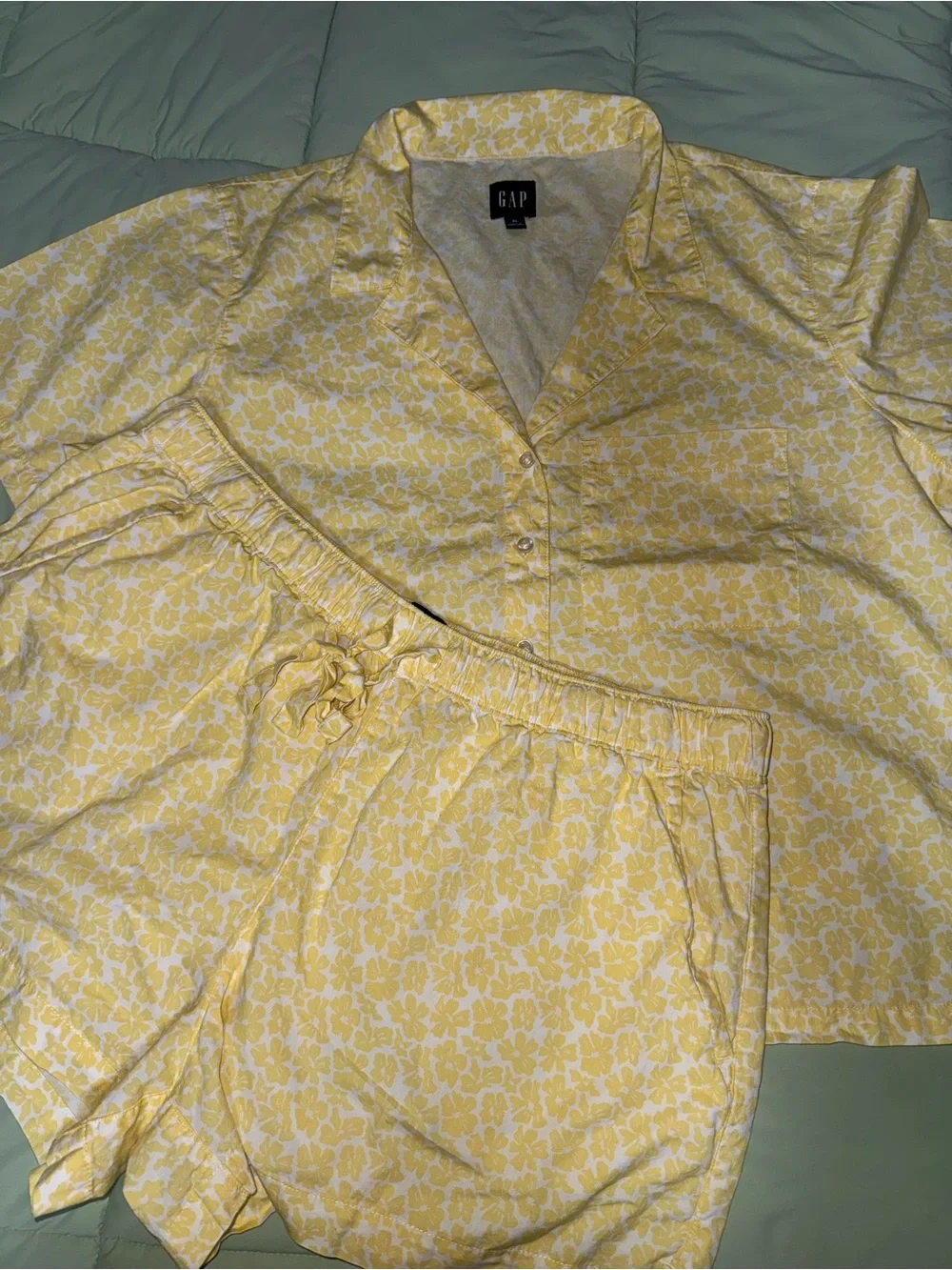 GAP Pink and Yellow Sleep Set